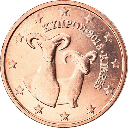 Cipru, 
  
  2 cenți de euro, 
  
  2013