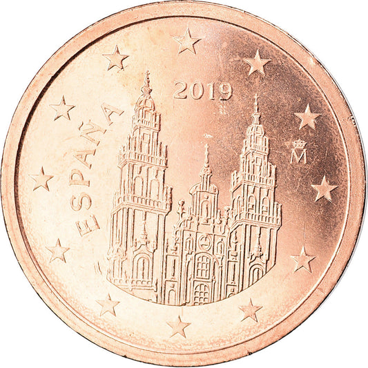 Spania, 
  
  2 cenți de euro, 
  
  2019