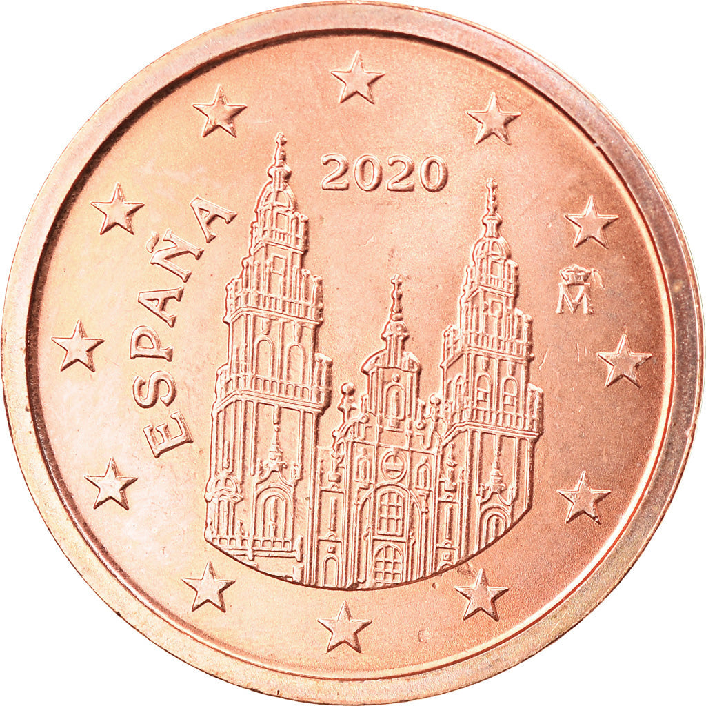 Spania, 
  
  2 cenți de euro, 
  
  2020