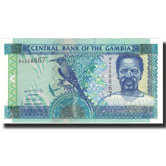 bancnota, 
  
  Gambia, 
  
  25 Dalasis