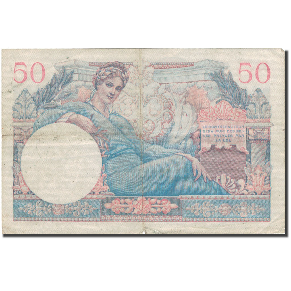 bancnota, 
  
  Franţa, 
  
  50 de franci