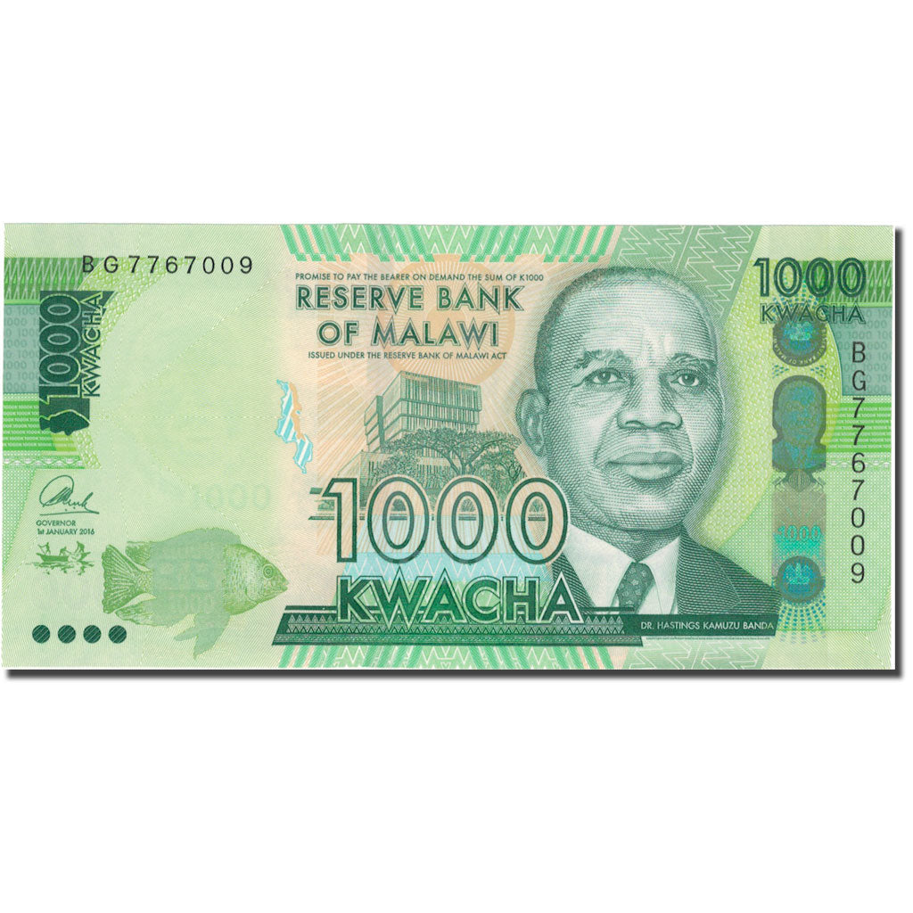 bancnota, 
  
  Malawi, 
  
  1000 Kwacha