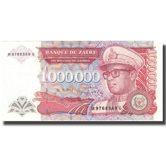 bancnota, 
  
  Zair, 
  
  1