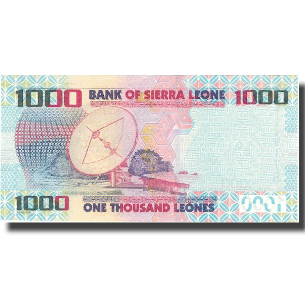 bancnota, 
  
  Sierra Leone, 
  
  1000 de leoni