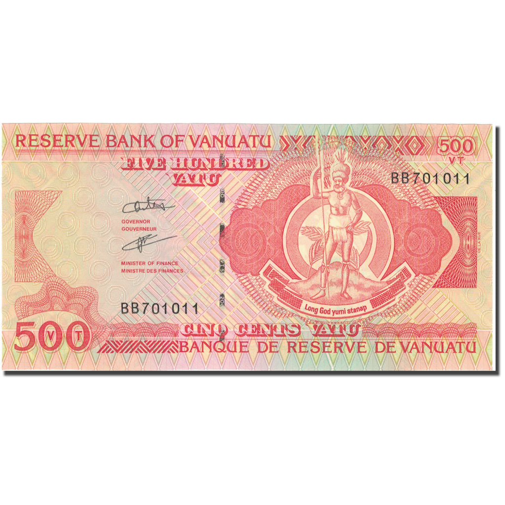 bancnota, 
  
  Vanuatu, 
  
  500 Vatu