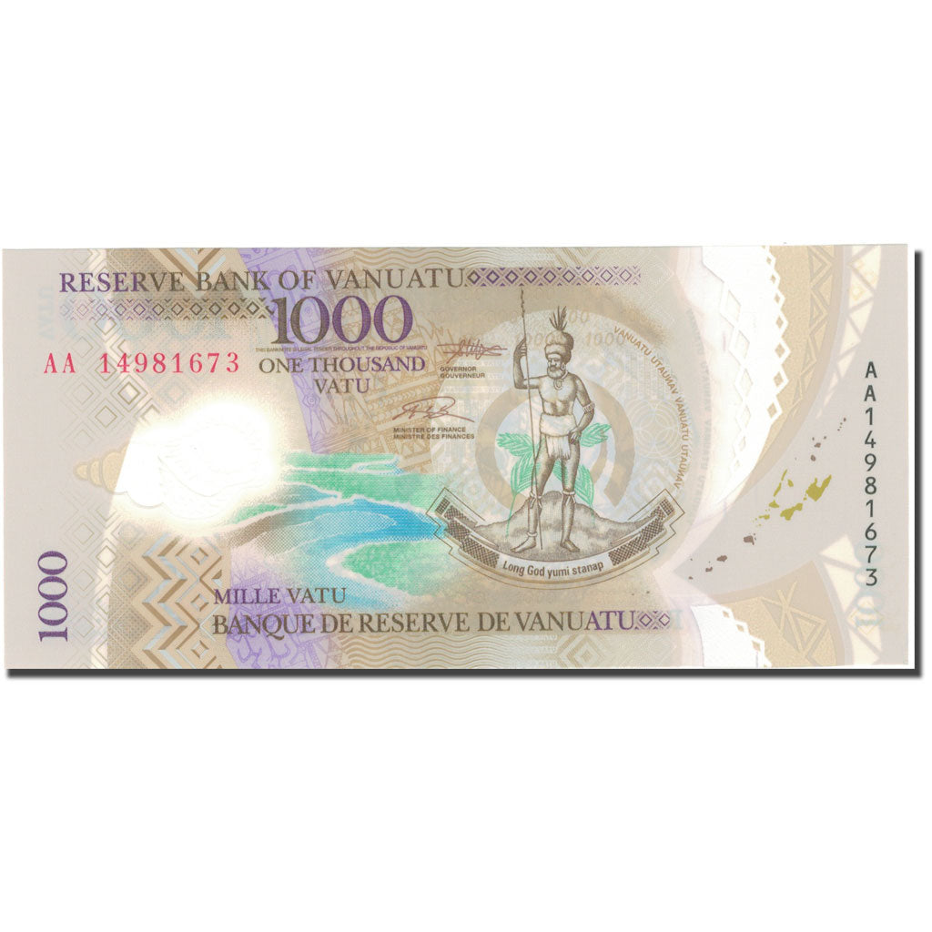 bancnota, 
  
  Vanuatu, 
  
  1000 Vatu