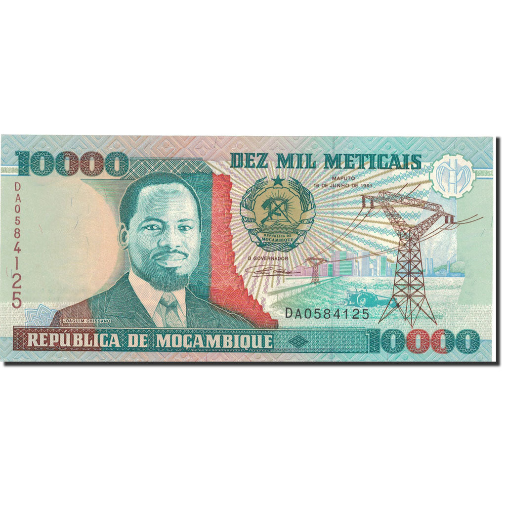 bancnota, 
  
  Mozambic, 
  
  10