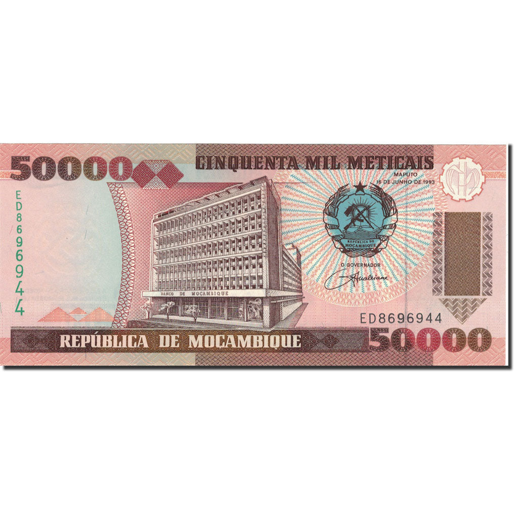 bancnota, 
  
  Mozambic, 
  
  50