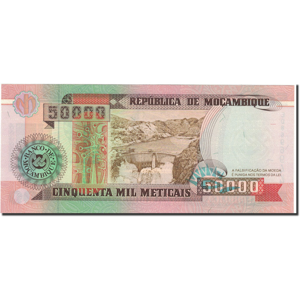 bancnota, 
  
  Mozambic, 
  
  50