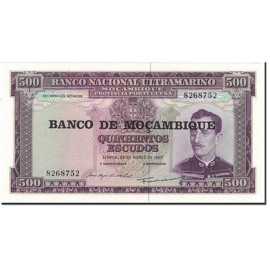 bancnota, 
  
  Mozambic, 
  
  500 de scudi