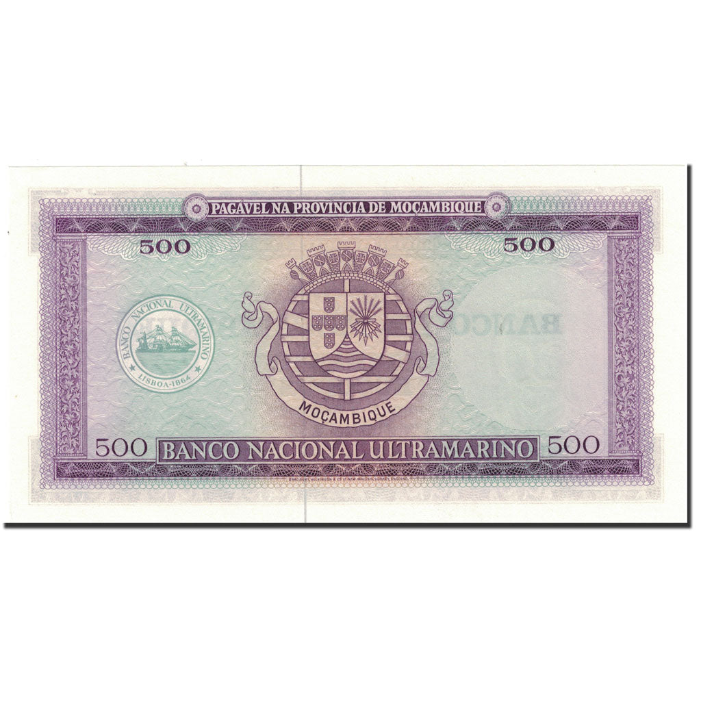 bancnota, 
  
  Mozambic, 
  
  500 de scudi