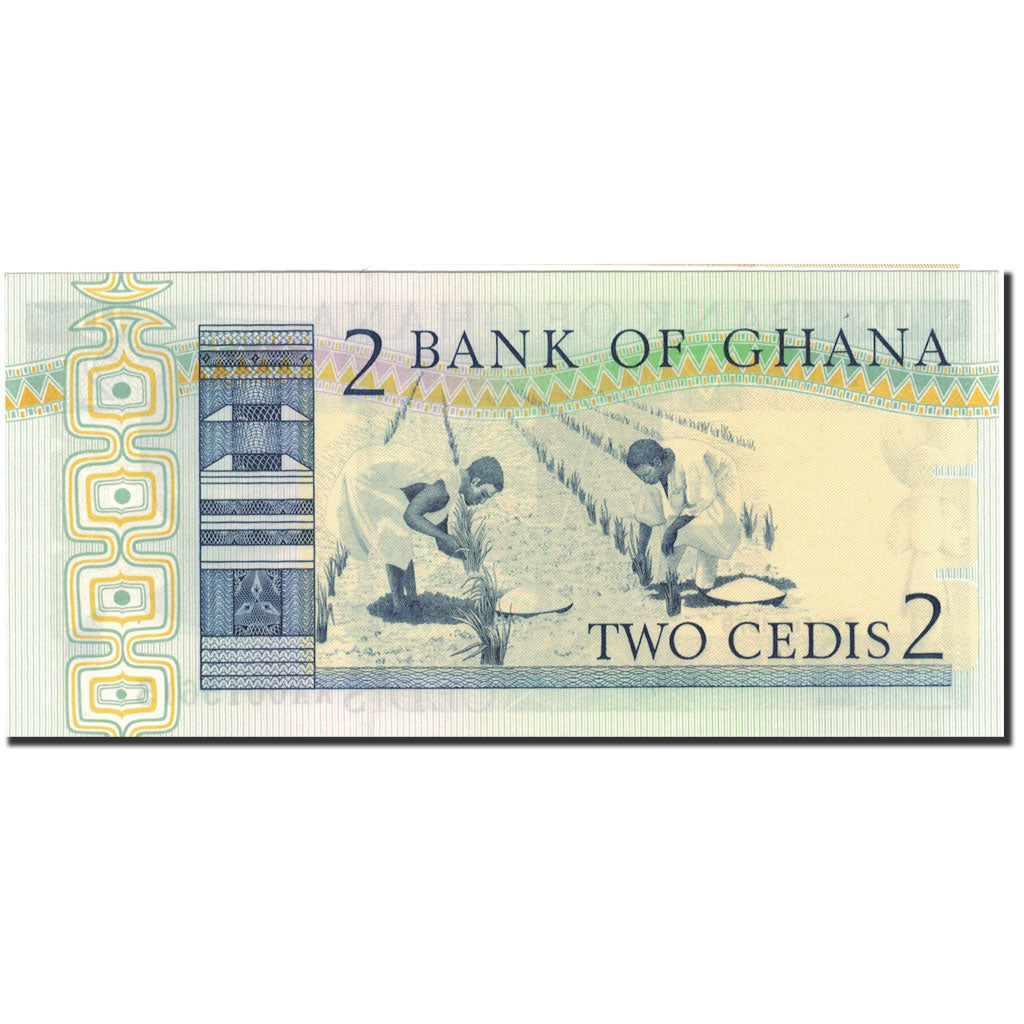 bancnota, 
  
  Ghana, 
  
  2 Cedis