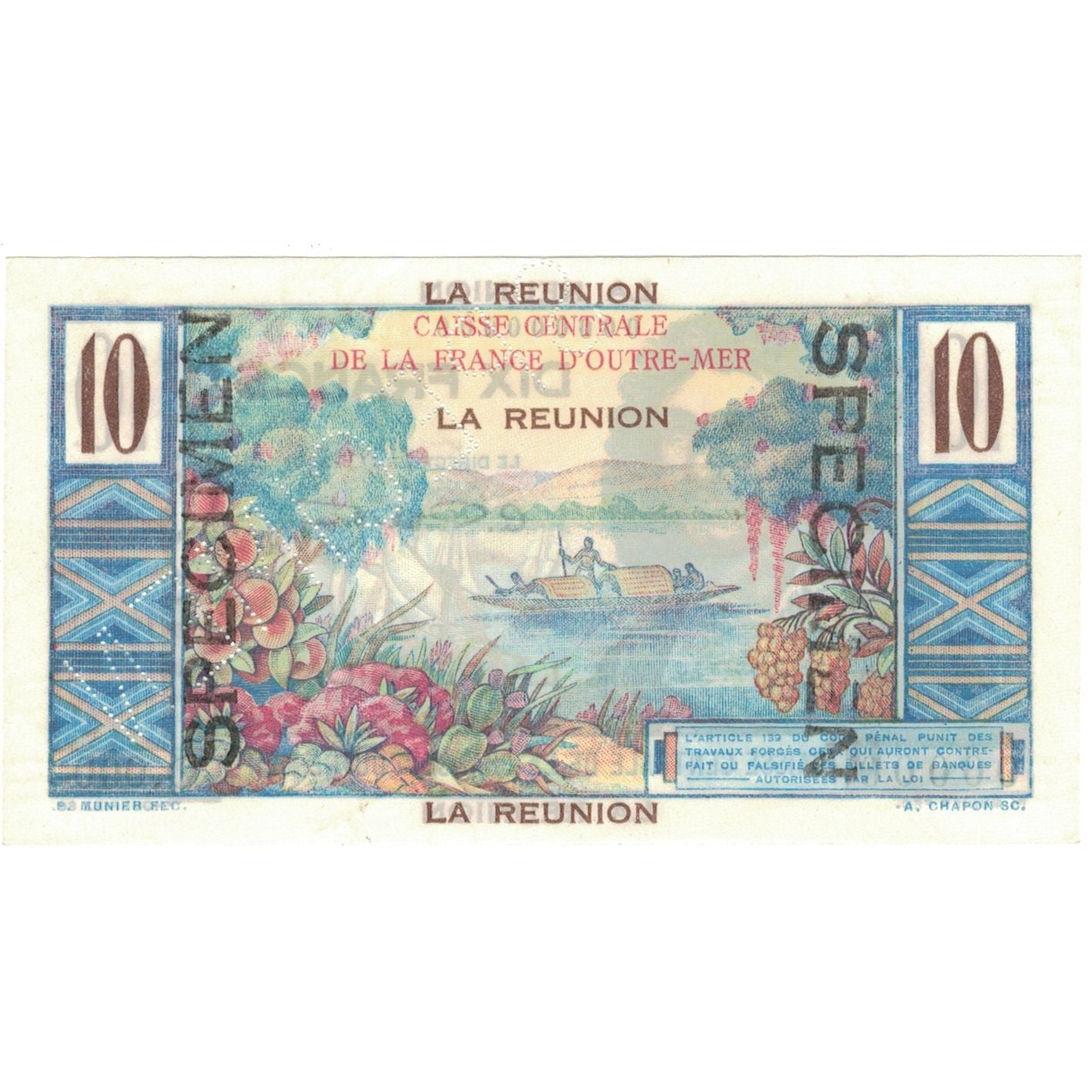 bancnota, 
  
  Reuniune, 
  
  10 franci