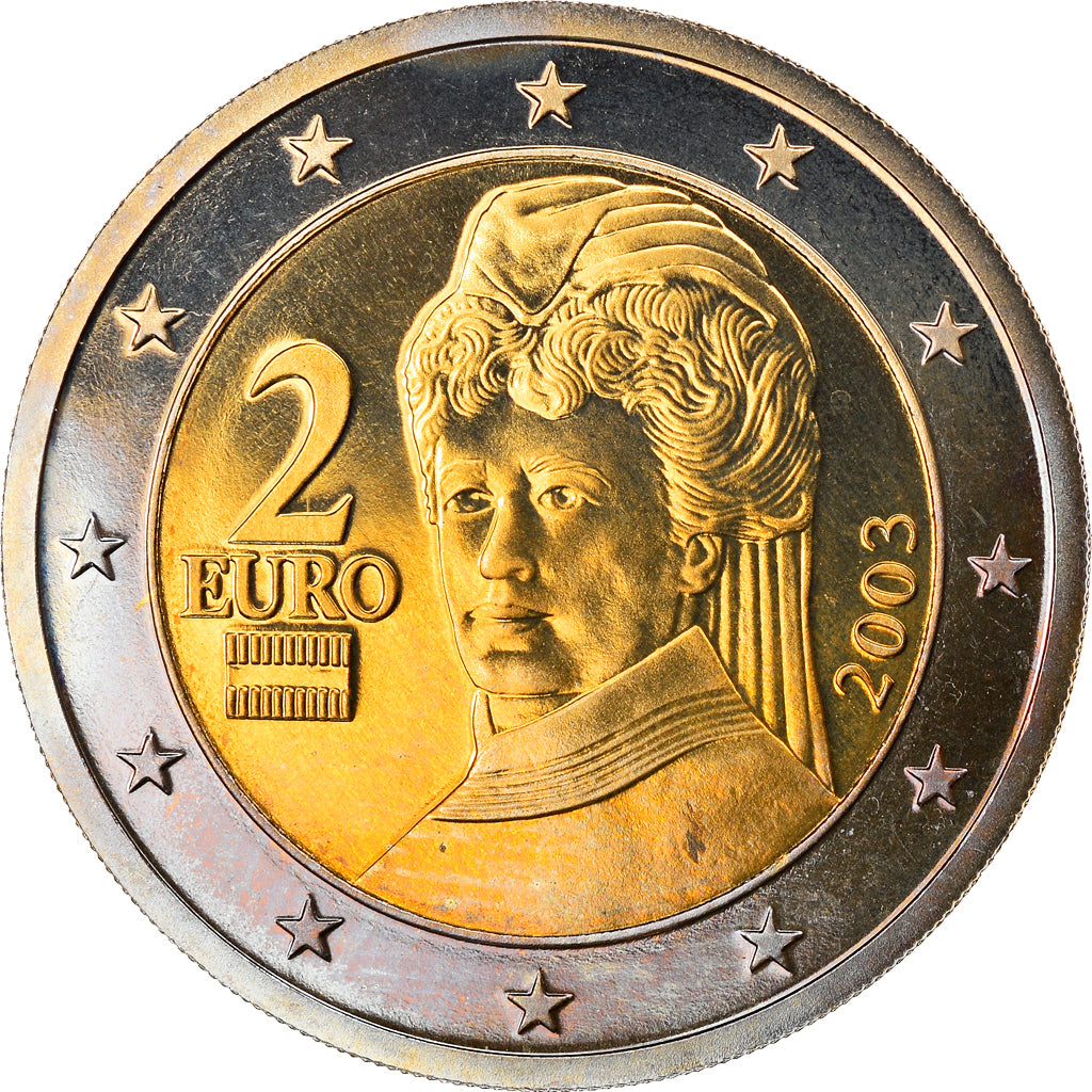 Austria, 
  
  2 euro, 
  
  2003