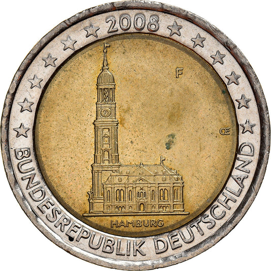 Germania, 
  
  2 euro, 
  
  2008