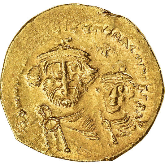 Heraclie, 
  
  cu Heraclius Constantine, 
  
  Solidus