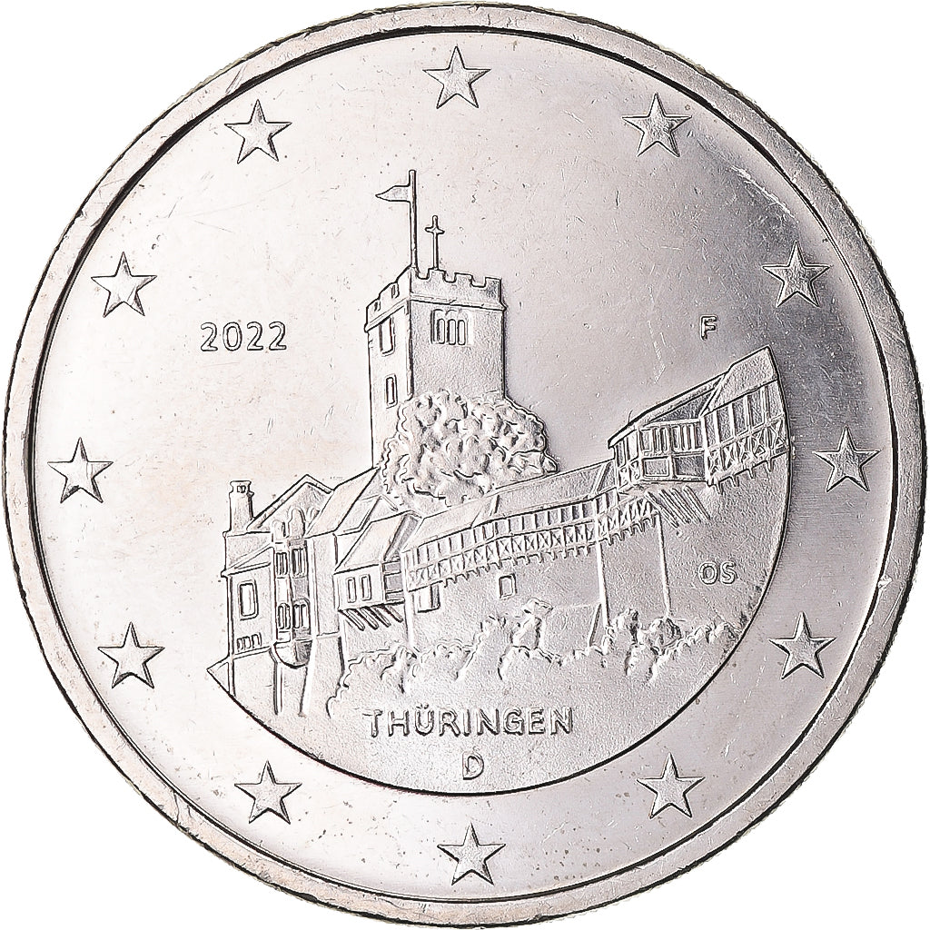 Germania, 
  
  2 euro, 
  
  Turinge