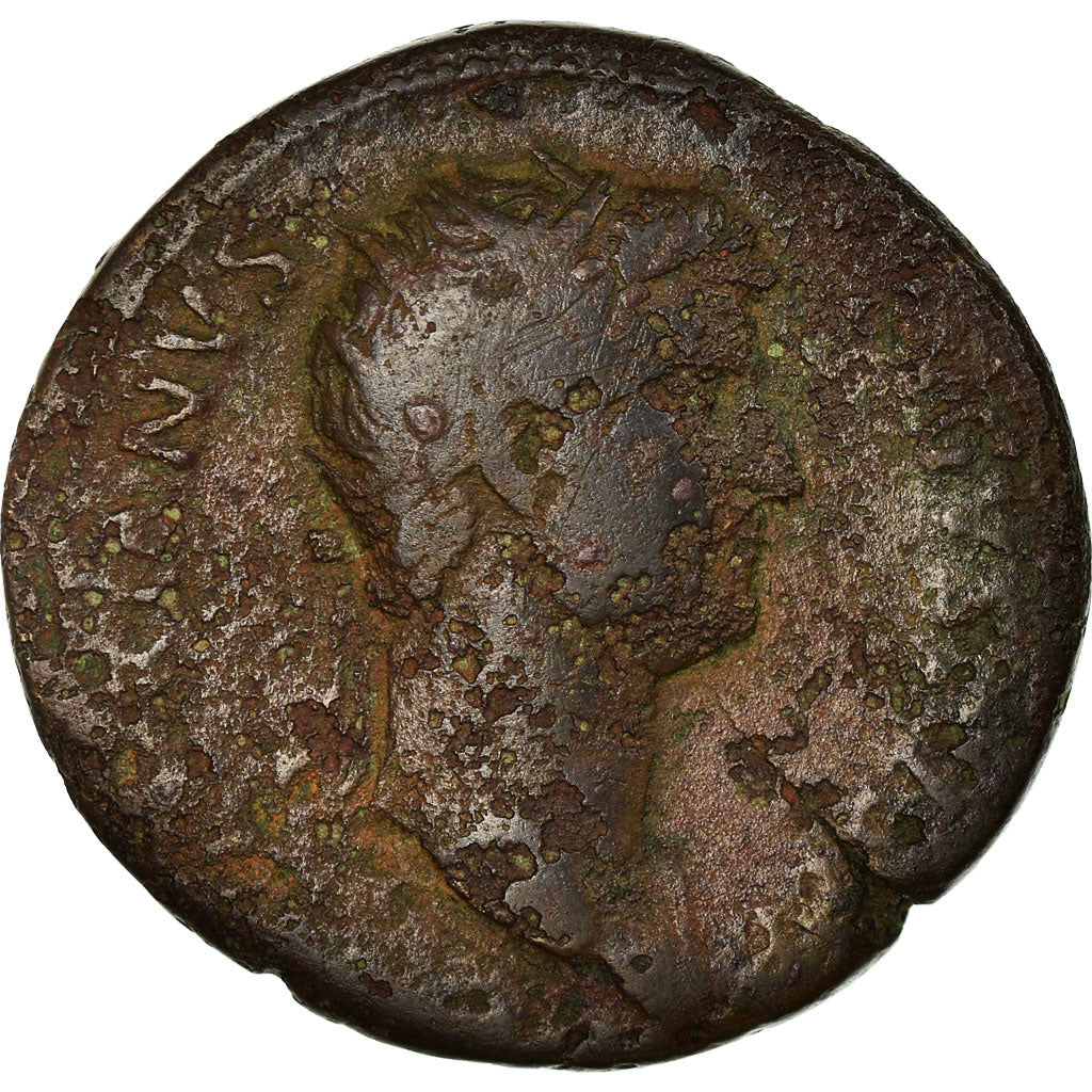 Monedă, 
  
  Hadrian, 
  
  Dupondius