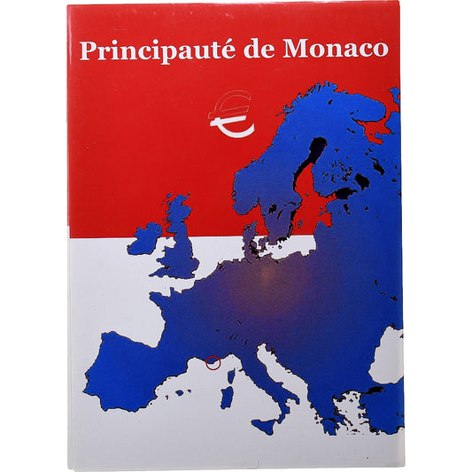 Monaco, 
  
  Coffret 10 c. - 2 euro, 
  
  seria FDC