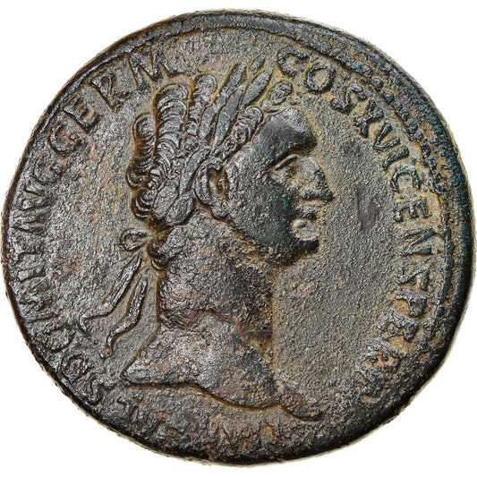 Monedă, 
  
  Domitian, 
  
  Sestertius