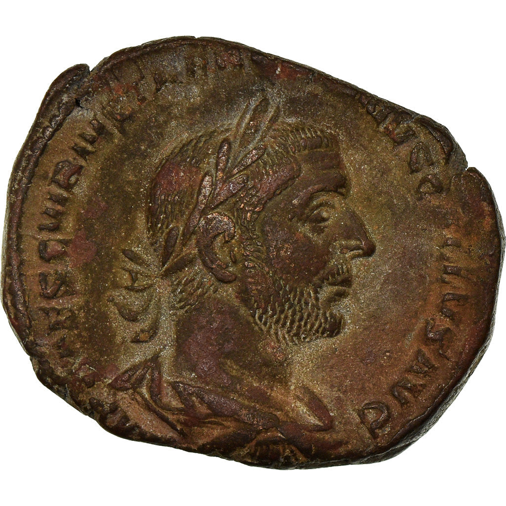 Monedă, 
  
  Trebonianus Gallus, 
  
  Sestertius