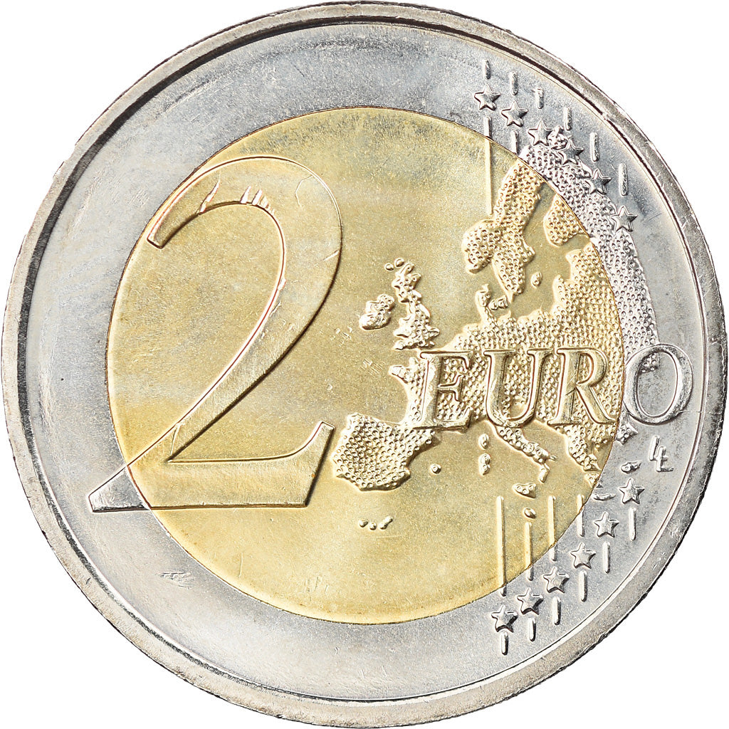 Slovacia, 
  
  2 euro, 
  
  Drapeau european