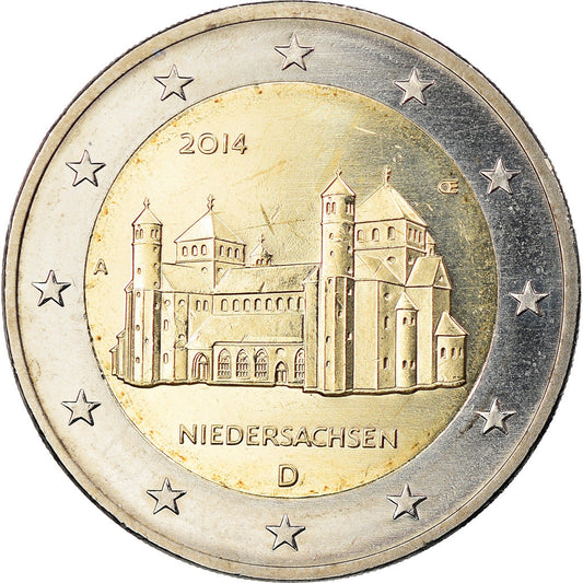 GERMANIA - REPUBLICA FEDERALA, 
  
  2 euro, 
  
  Niedersachsen