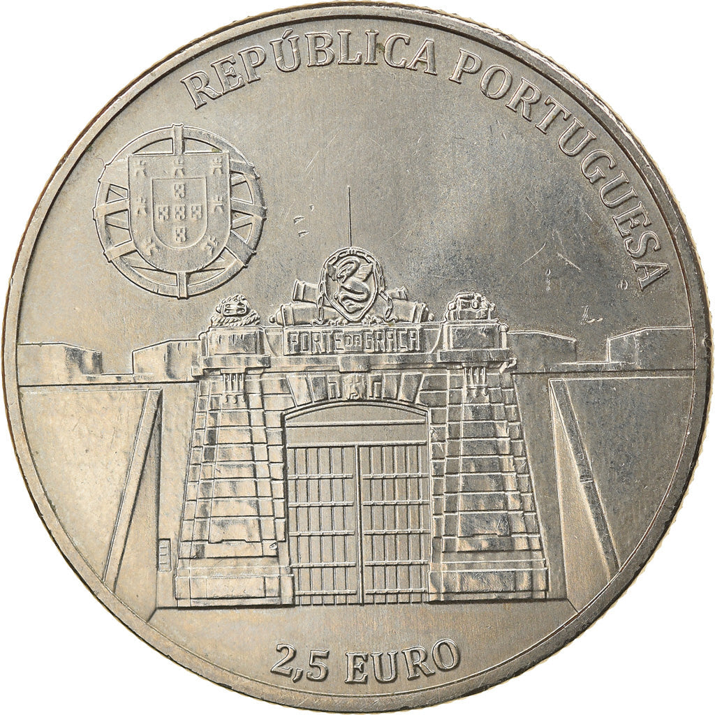 Portugalia, 
  
  2-1/2 euro, 
  
  Fortificațiile d'Elvas